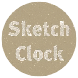 Sketch Clock Zooper Widg...