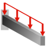 悬臂梁区负荷 Cantilever Beam Dist Load