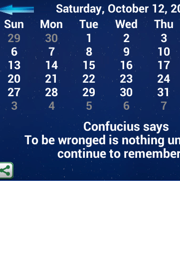 Confucius Calendar