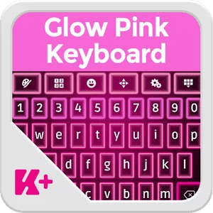 夜光粉色键盘