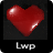 Floating Red Hearts LWP