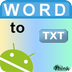 Convert Word To TXT
