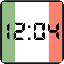 Flag LCD Clock Widget It...