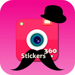 Party Set Stickers Camer...