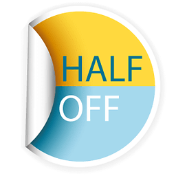 Half Off! Coupons