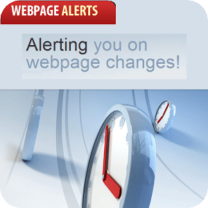 WebPage Alerts