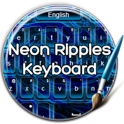 Neon Ripples Keyboard