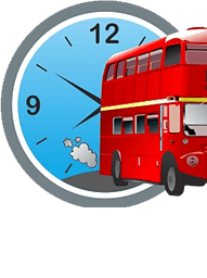 London Bus Clock
