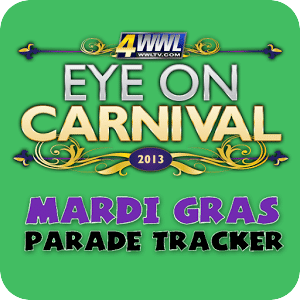 WWL Mardi Gras Parade Tracker