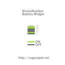 BinaryNumber Battery Widget