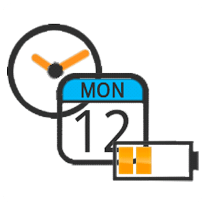 Battery Clock Calendar