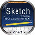 Sketch - GO Launcher Theme