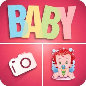 宝宝照片拼贴和框架