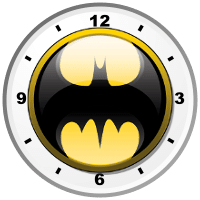 Batman Analog Clock Widget