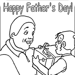 Father's Day Coloring fo...