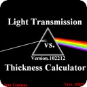 Transmission vs Thickness Calc