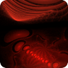 RabbitLauncher Red Fractal Theme