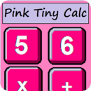 粉红色的微型计算器