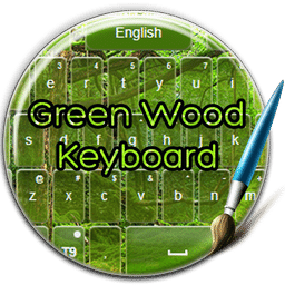 Green Wood Keyboard