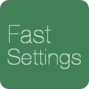 Fast Settings (beta)