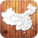 水彩中国地图巨幅