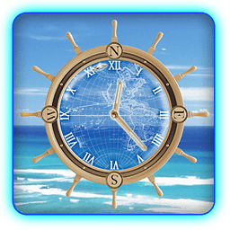 Aloha Compass Clock Trav...