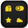 Dark Yellow Toucher Pro Theme