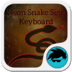 Neon Snake Sign Keyboard