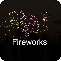 3D Fireworks City