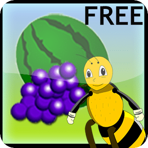 Bee preschool Fruits Free