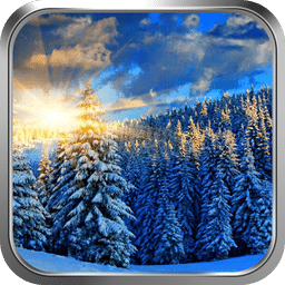 冬日雪景-绿豆动态壁纸