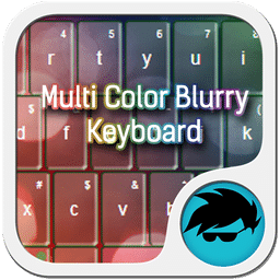 Multi Color Blurry Keyboard