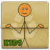 Learn to draw stick people for Kids