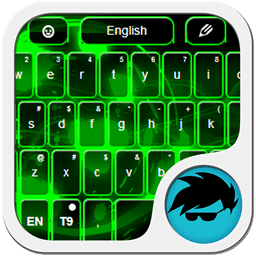 Neon Splatter Free Keyboard