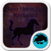 Neon Horse Sign Keyboard