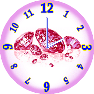粉红钻石模拟时钟