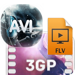 AVI FLV 3GP Local URL Player