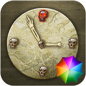 Skulls Clock Widget