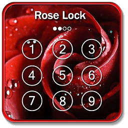 Rose Keypad lock Screen