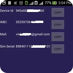 search android device id...