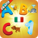 意大利语字母表为孩子们 学习意大利语言