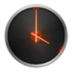 橙色模拟时钟