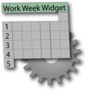Work Week Widget