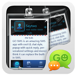 GO SMS Pro IDCard Popup Theme