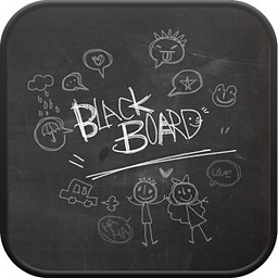 Blackboard go launcher theme