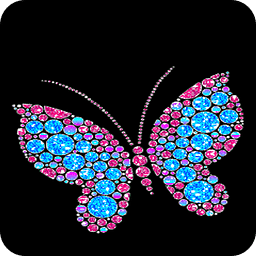 Butterfly Gems Live Wallpaper