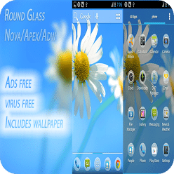 Round glass theme