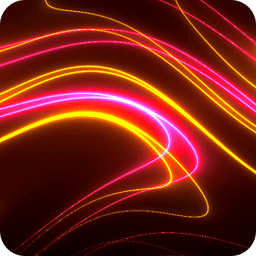 Neon Glitter Wave HD LWP