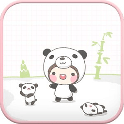 Panda Bebe go launcher theme