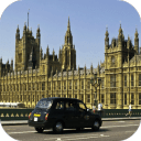 London Traffic Taxi Driver
